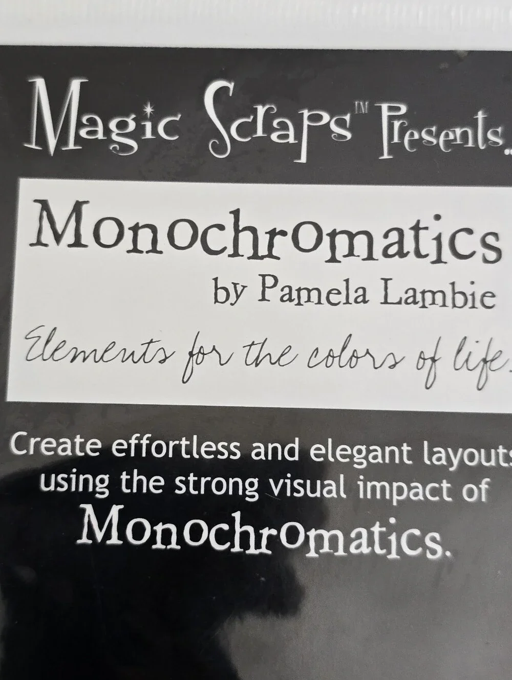 new MAGIC SCRAPS Monochromatics Remember Themed Scrapbook Junk Journal Combo Kit